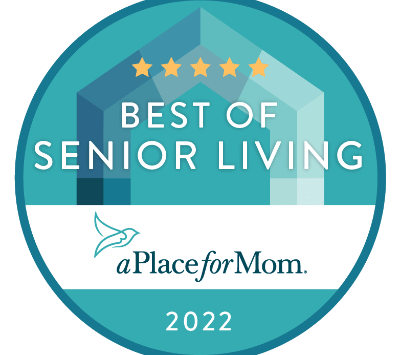 Best of Senior Living 2022 rated 5 stars